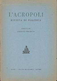 L' Acropoli. Gennaio 1945 - N. 1
