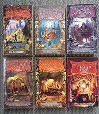 image of MEROVINGEN NIGHTS SERIES - NOVEL plus ANTHOLOGIES 1-4 & 6. ANGEL WITH A SWORD / FESTIVAL MOON / FEVER SEASON / TROUBLED WATERS / SMUGGLER'S GOLD / FLOOD TIDE. 6 BOOKS IN TOTAL.