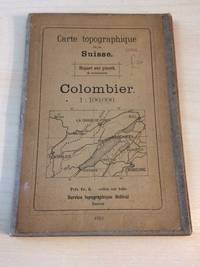 Carte Topographique de la Suisse: Colombier. 1 : 100,000 by Anon - 1910