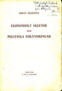Ekonomiskt skeende och politiska förändringar.