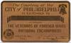 [Metal card]: The Veterans of Foreign Wars National Encampment, Philadelphia