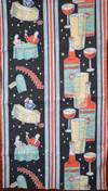 View Image 1 of 8 for Cocktail-Themed Toile Fabric Inventory #20493