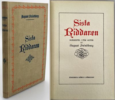 Sista riddaren. Skådespel i fem akter. [Utg. av]…