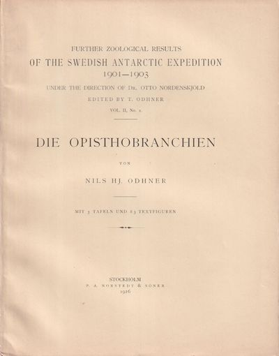 The opisthobranchien von Nils Hj. Odhner. Mit 3…