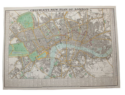 Cruchley's New Plan of London Shewing all the New…