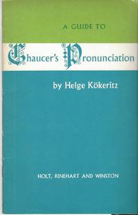 cover of A Guide To Chaucer's Pronunciation