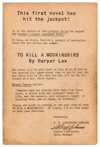 To Kill a Mockingbird by LEE, Harper - 1960