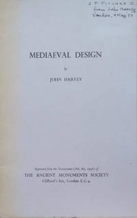 Medieval Design by Harvey, John - 1958