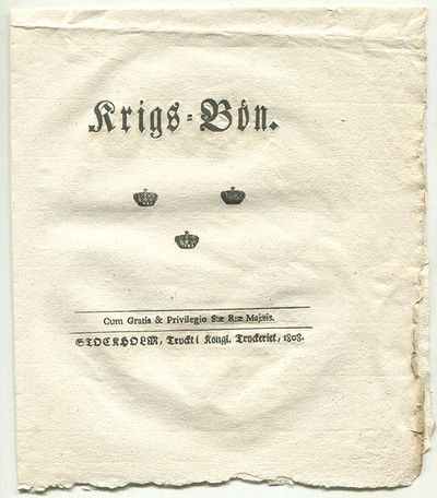 Krigs-bön.