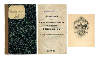 Förteckning öfver framl. e.o. bibl.-amanuensen…