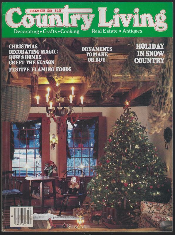 COUNTRY LIVING MAGAZINE DECEMBER 1986
