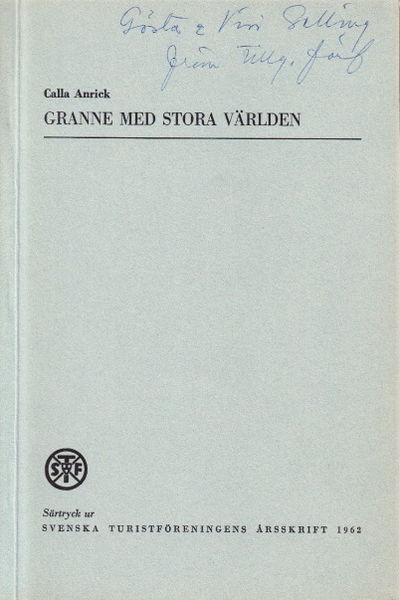 Granne med stora världen. Särtryck ur Svenska…