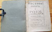 Faction display'd. A poem by William Shippen - 1st? - 1704 - from David Stoker (SKU: DAS 029)