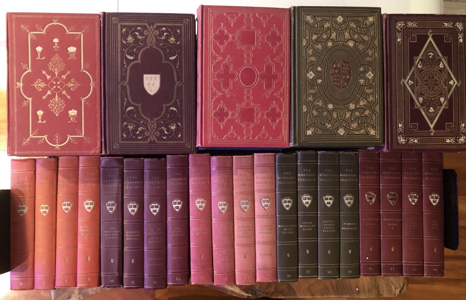 BIBLIO The Harvard Classics (RARE Historic Binding) by edited by