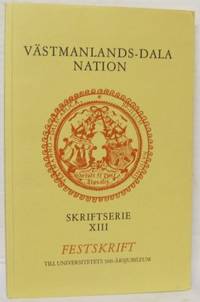 Västmanlands-Dala nations skriftserie XIII.…