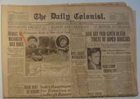 The Daily Colonist, Thursday September 27, 1934, Victoria, British Columbia Newspaper by Multiple Contributors - First Edition - 1934 - from RareNonFiction.com (SKU: 319c9404)