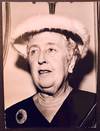 Black-and-White Press Photograph of Agatha Christie