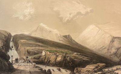 Pont près Drivstuen dans le Vaarstien. Route de…