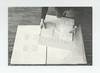 Exhibition postcard: Franz Erhard Walther: 28 Entwürfe 1962 (14 November-2 December 1972)