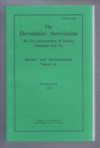 image of THE DEVONSHIRE ASSOCIATION: Report and Transactions 1980, Volume 112, Exmouth