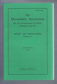 THE DEVONSHIRE ASSOCIATION: Report and Transactions 1980, Volume 112, Exmouth