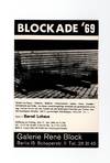 Exhibition announcement: Blockade ‘69: Raum V Bernd Lohaus (13 June-9 August)