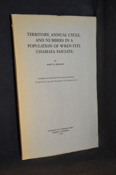 Territory, Annual Cycle, and Numbers in a Population of Wren-Tits (Chamaea