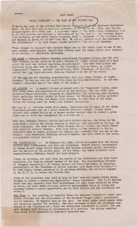 Fact Sheet; &quot;Legal Lynching&quot; -- The Case of the Trenton Six de (Civil Rights) - 1949