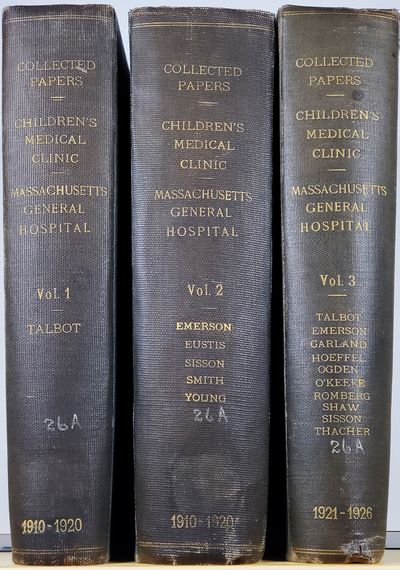 Collected Papers, Children's Medical Clinic, Massachusetts General Hospital
