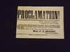 Proclamation… I hereby notify all citizens that they must connect themselves with some company of 