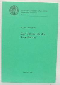 Zur Textkritik der Tusculanen.