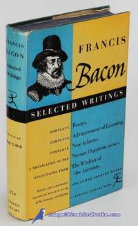 Selected Writings of Francis Bacon (Modern Library #256.2) by BACON, Francis; DICK, Hugh G. (editor) - [c.1967]