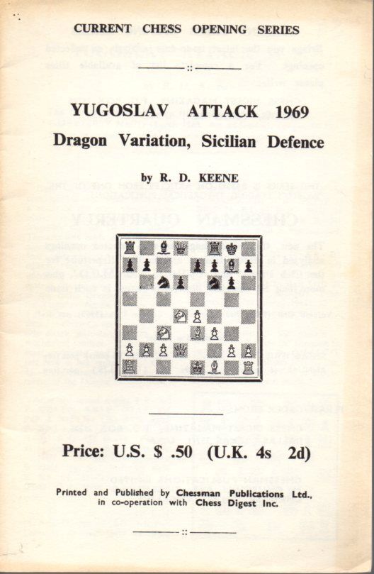 Yugoslav Attack 1969 Dragon Variation Sicilian Defense