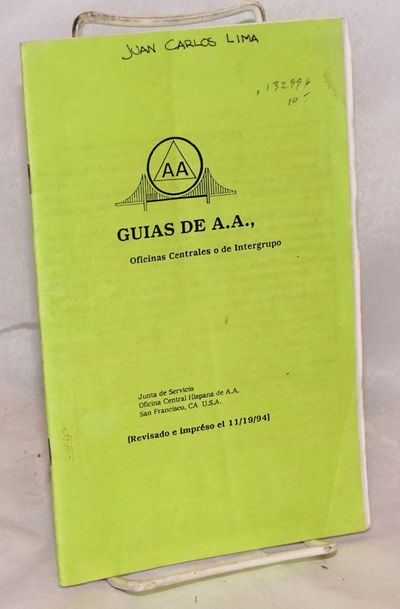 Guias de A. A., Oficinas Centrales o de Intergrupo