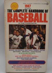 image of The Complete Handbook of Baseball 1987 Season