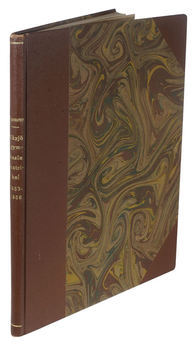 Växjö gymnasiematrikel för åren 1653–1808.