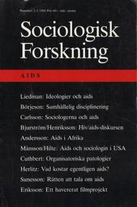 Sociologisk forskning nummer 2-3 1988 årgång 25.…