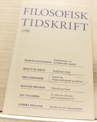 Filosofisk tidskrift nr 1/1996.
