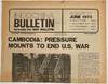 Indochina Bulletin. No. 26 (June 1973)