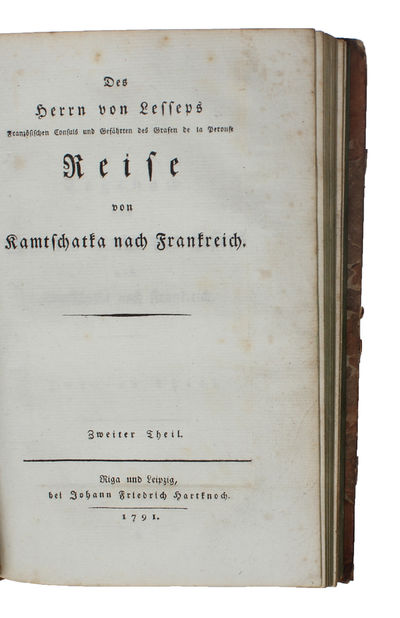 Reise von Kamtschatka nach Frankreich. Aus dem Französischen von Herrn Professor Villaume. 1.-2. Theil. Mit einer Charte. (photo 3)