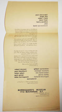 image of Borregaard's Museum Advertising Flyer (Mailed to Philip Whalen)