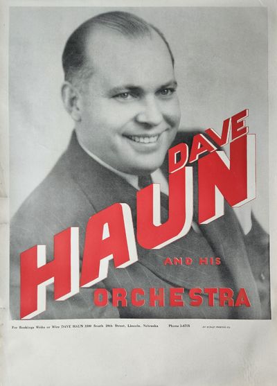 Ten Posters Advertising Nebraska Territory Bands, 1930s–1960s