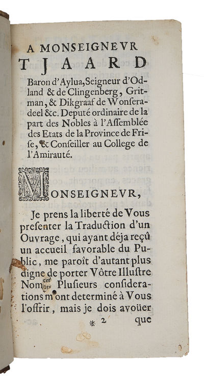L'Histoire du Temps, ou Relation de ce quis'est passé de memorable en Europe, & principalement en Angleterre, depuis les regnes de Charles II. & de Jacques II. Avec des Réflexions de Politique sur ces Evenemens. Traduit de l'Anglois. ( By Christian... (photo 5)