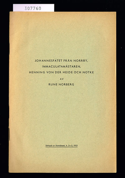 Johannesfatet från Norrby. Immaculatamästaren,…