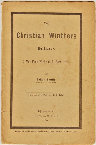 Ved Christian Winthers Kiste
