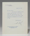 Typed letter initialed