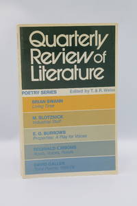 Quarterly Review of Literature Poetry Series Vol. XXI 1-2 by edited by T. & R. Weiss - 1978