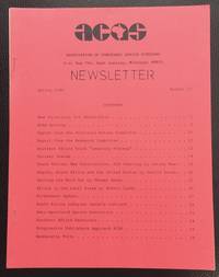 ACAS Newsletter. No. 12 (Spring 1984) de Association of Concerned African Scholars - 1984