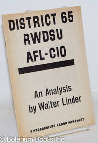image of District 65 RWDSU, AFL-CIO, an analysis