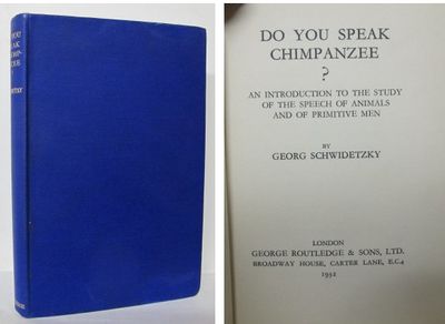 Do you speak chimpanzee? An introduction to the…